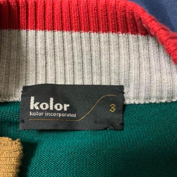 kolor 20ss　docking cardigan - Picture 4 of 5